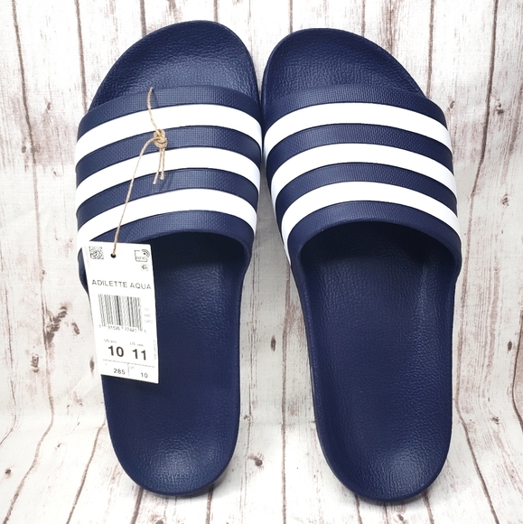 NEW Men's Adidas Adilette Aqua Slides - Picture 5 of 6